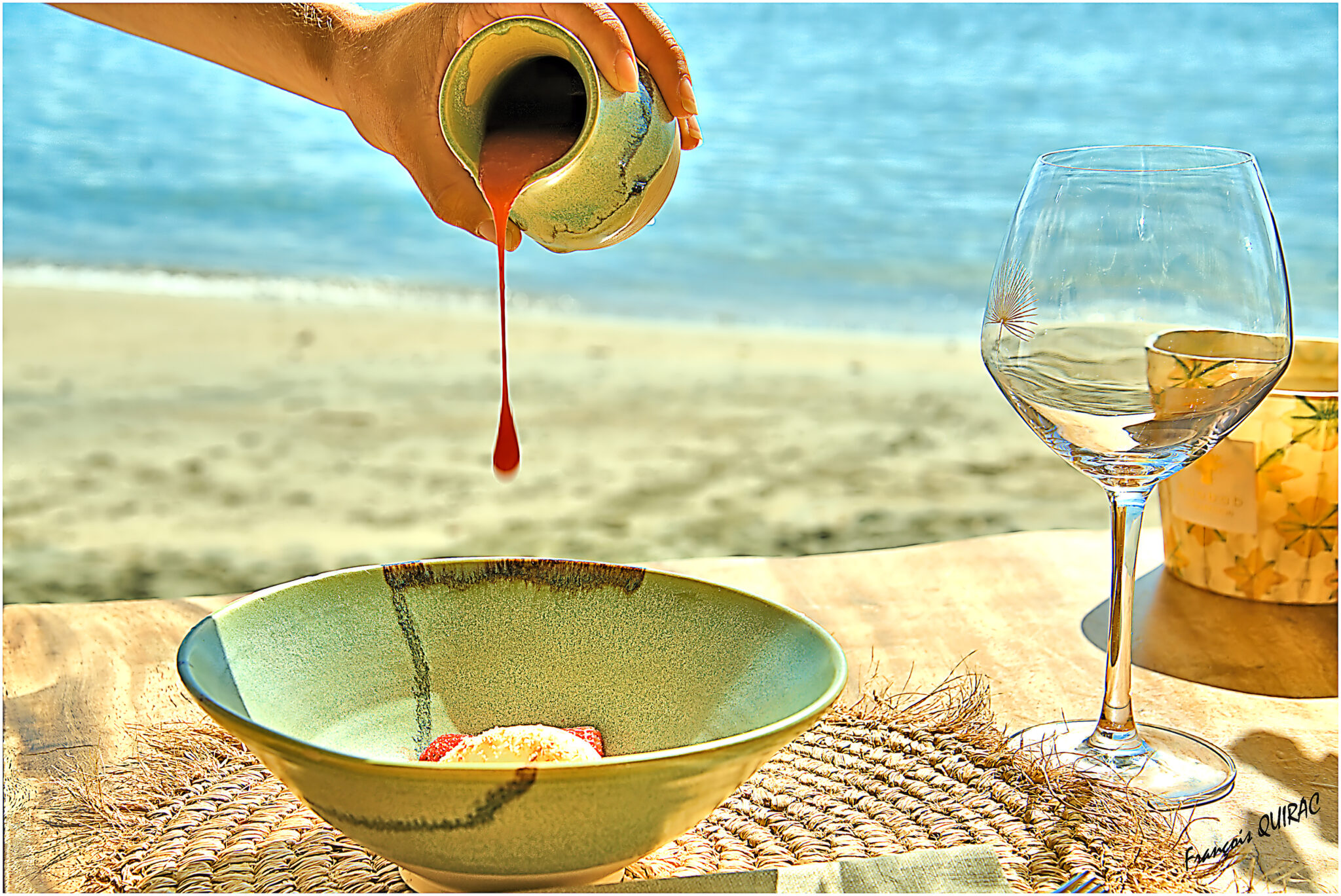 Dessert sur la Plage.